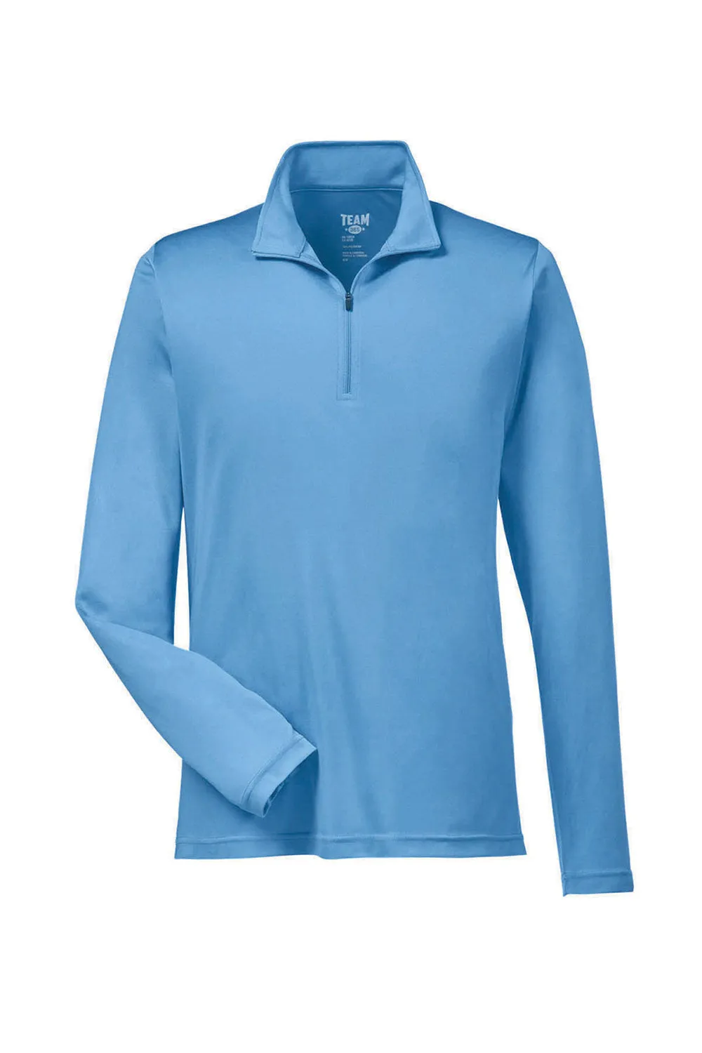 Team 365 Herren Zone Performance Feuchtigkeitstransportierendes 1/4-Zip Sweatshirt - Hellblau