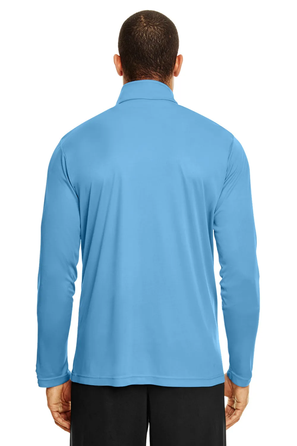 Team 365 Herren Zone Performance Feuchtigkeitstransportierendes 1/4-Zip Sweatshirt - Hellblau