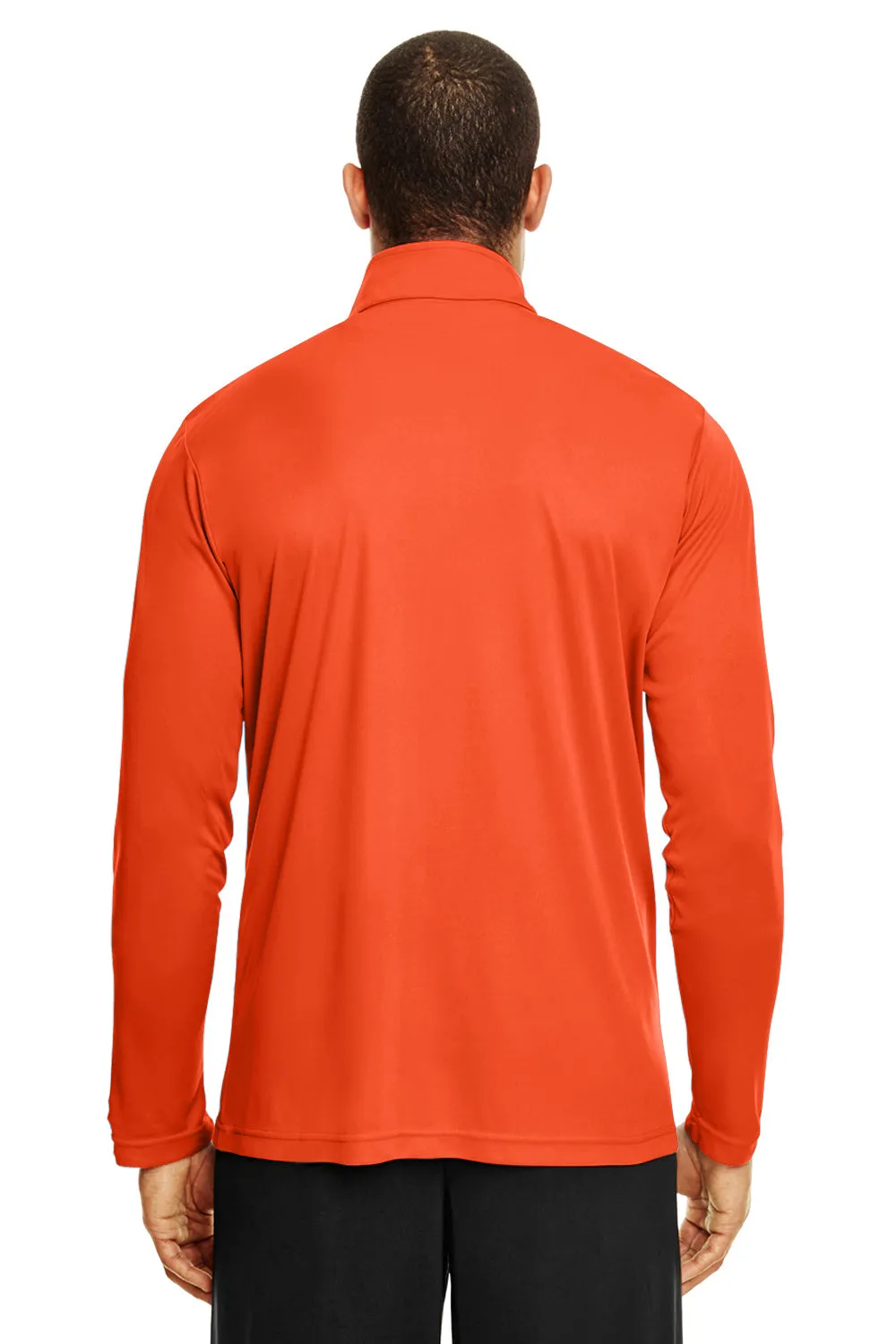 Team 365 Herren Zone Performance Feuchtigkeitstransportierendes 1/4-Zip Sweatshirt - Orange