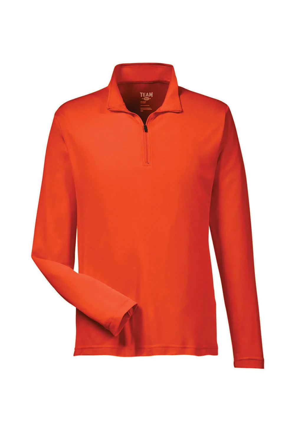 Team 365 Herren Zone Performance Feuchtigkeitstransportierendes 1/4-Zip Sweatshirt - Orange