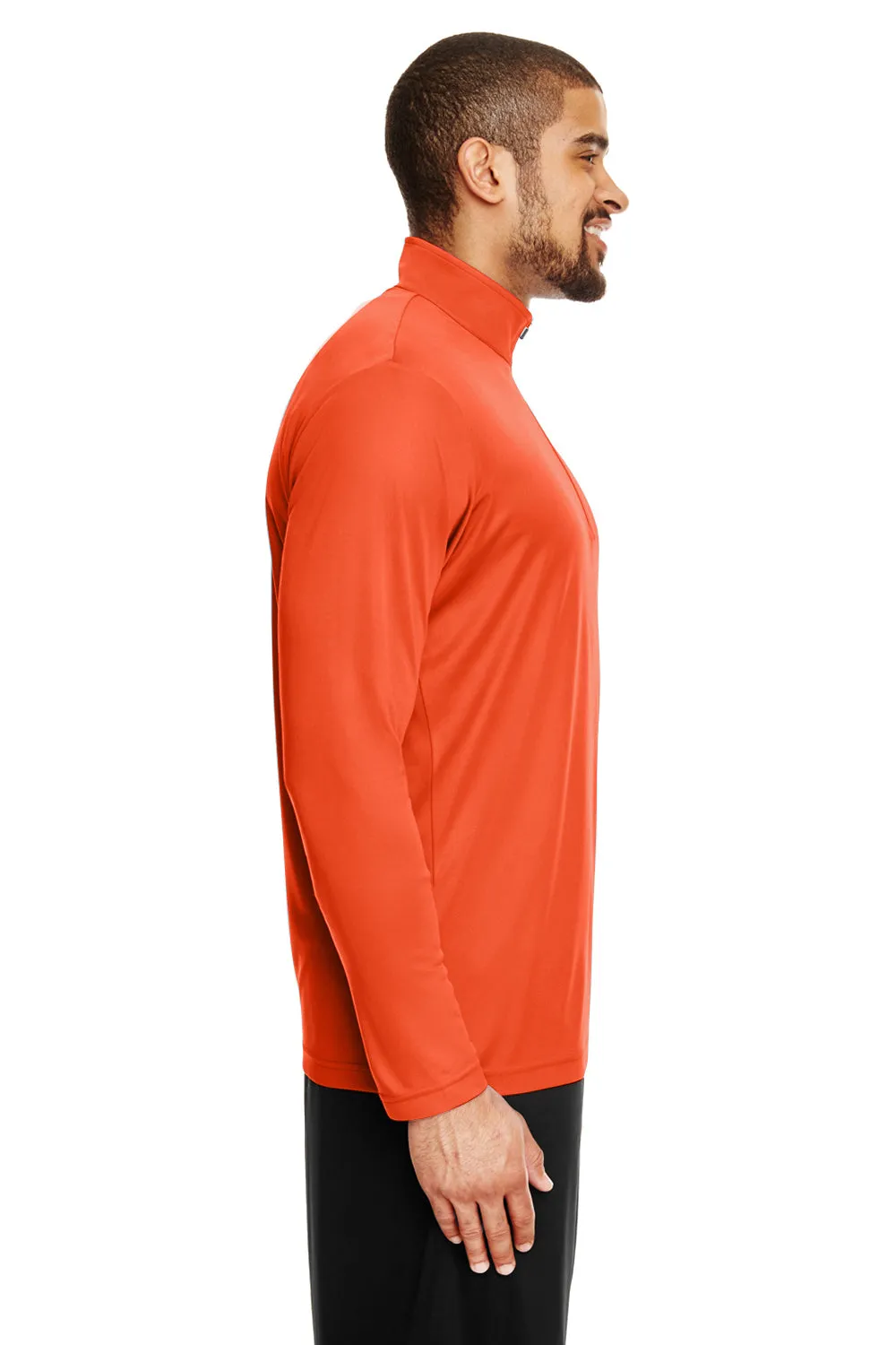 Team 365 Herren Zone Performance Feuchtigkeitstransportierendes 1/4-Zip Sweatshirt - Orange