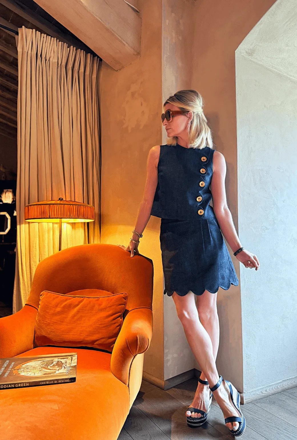 Die Scallop Mini - Indigo