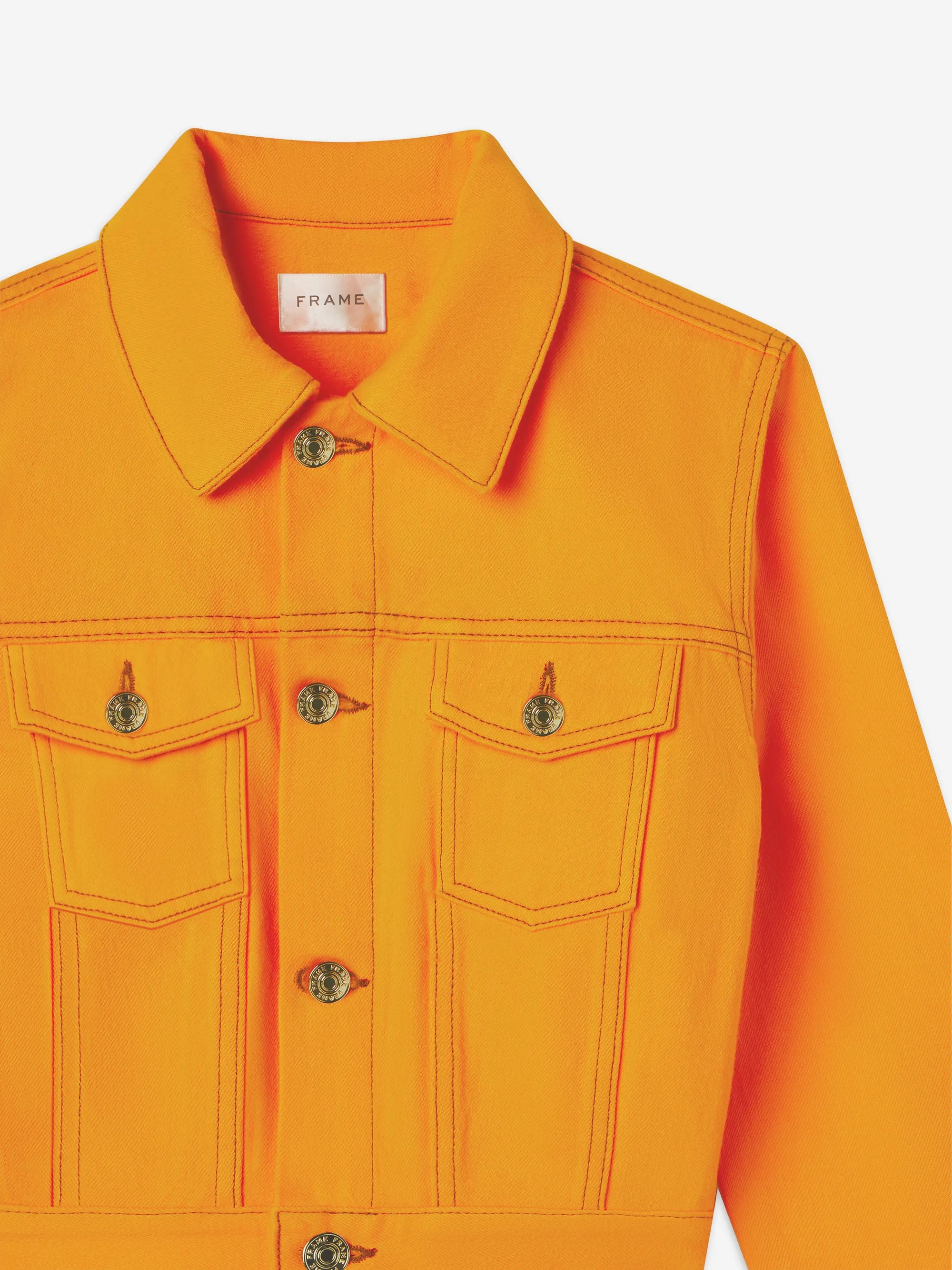 Die Maßgeschneiderte Denimjacke -- Ringelblume