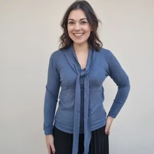 Pullover mit Krawattenkragen