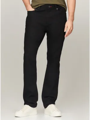 Tommy Hilfiger Herren Jeans Schwarz Gerade Passform