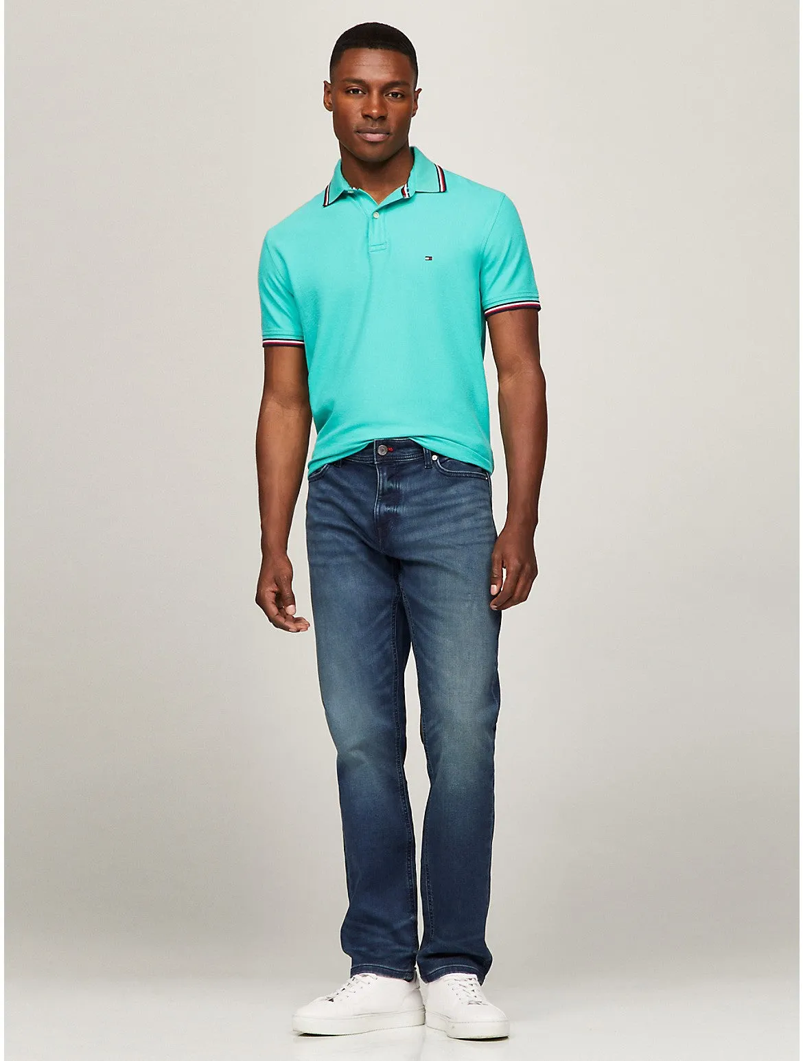 Tommy Hilfiger Herren Denton Straight Fit Jeans in Dunkelblau