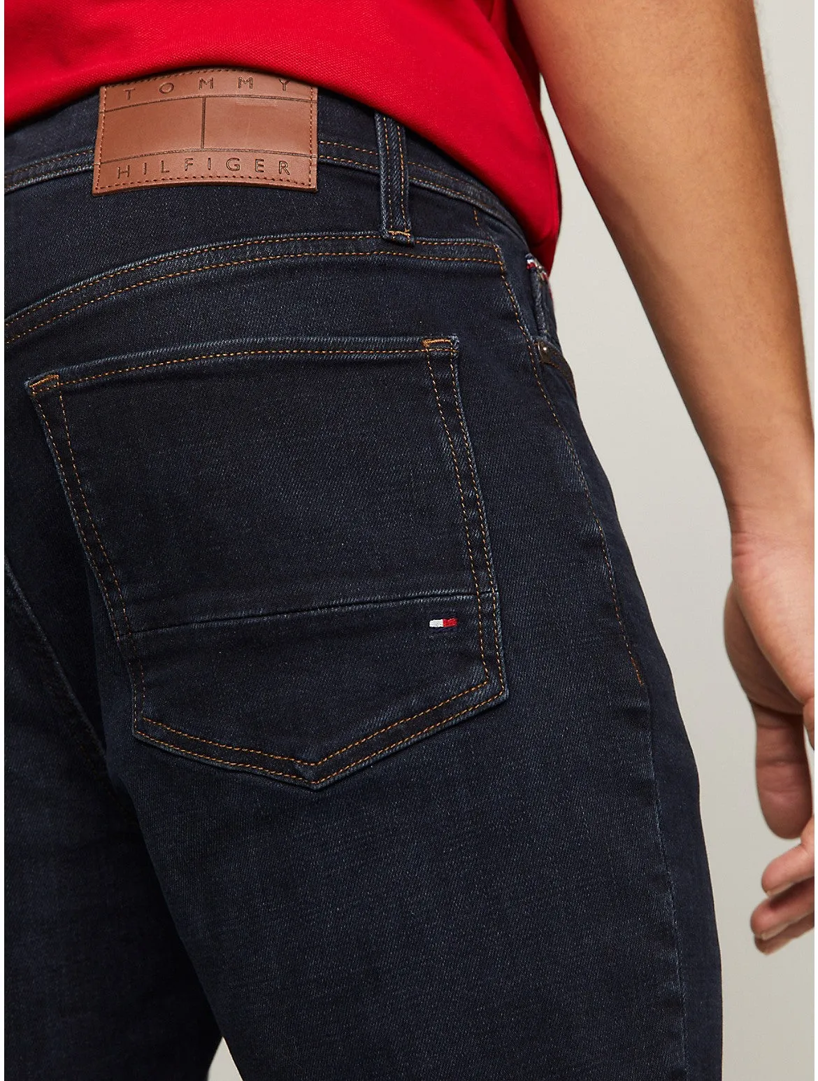 Tommy Hilfiger Herren Skinny Fit Jeans in Indigo-Waschung
