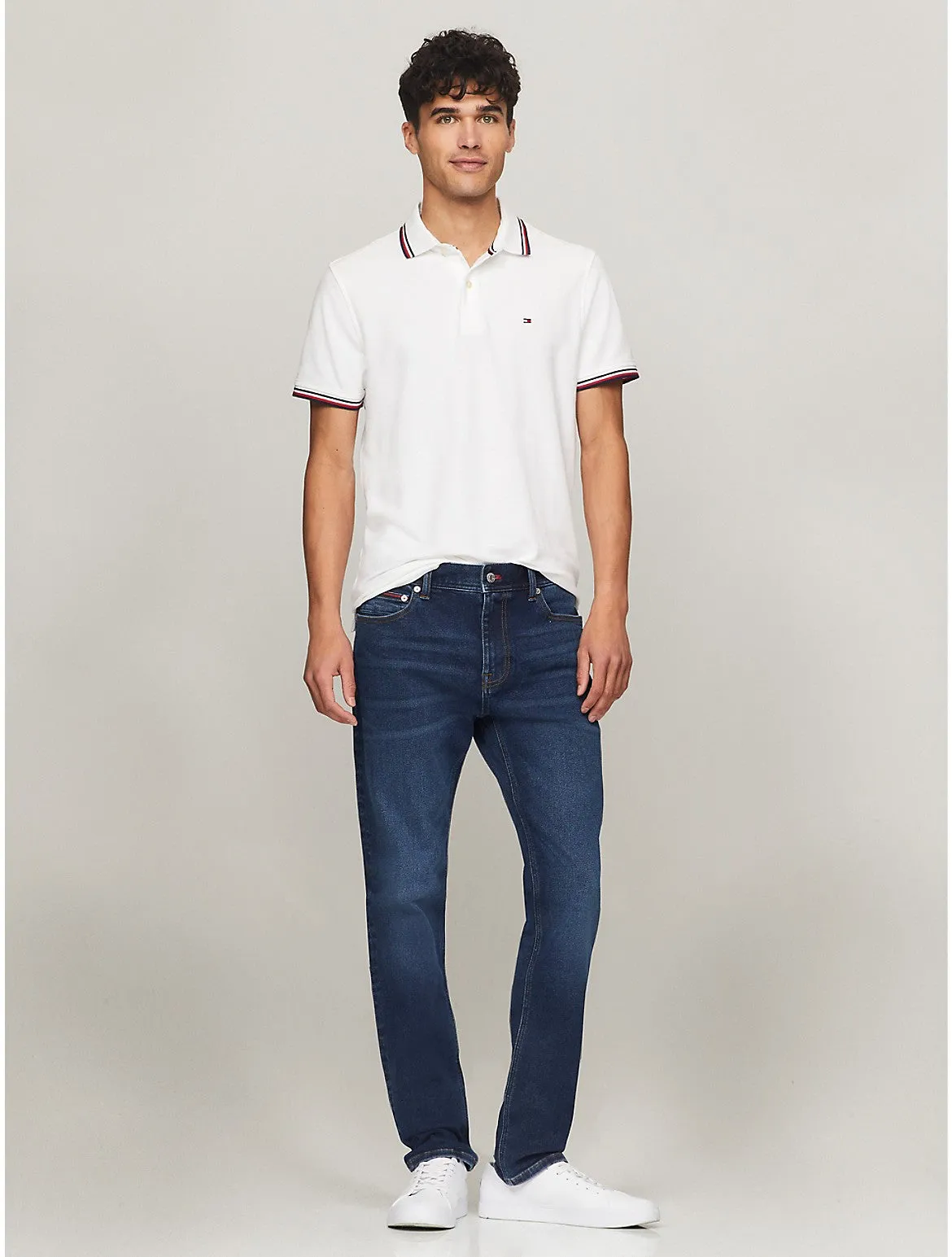 Tommy Hilfiger Herren Slim Fit Jeans in Dunkelblau