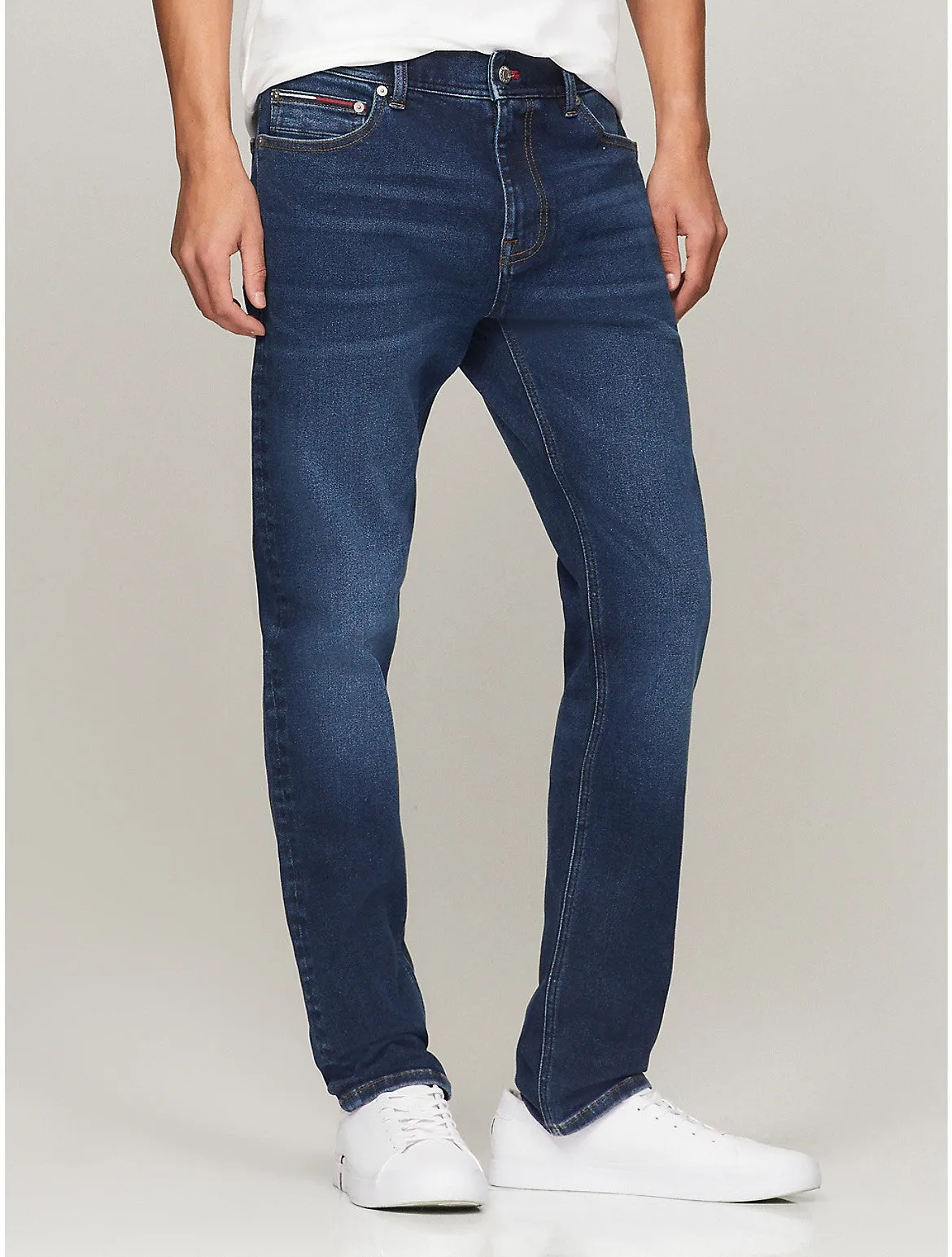 Tommy Hilfiger Herren Slim Fit Jeans in Dunkelblau