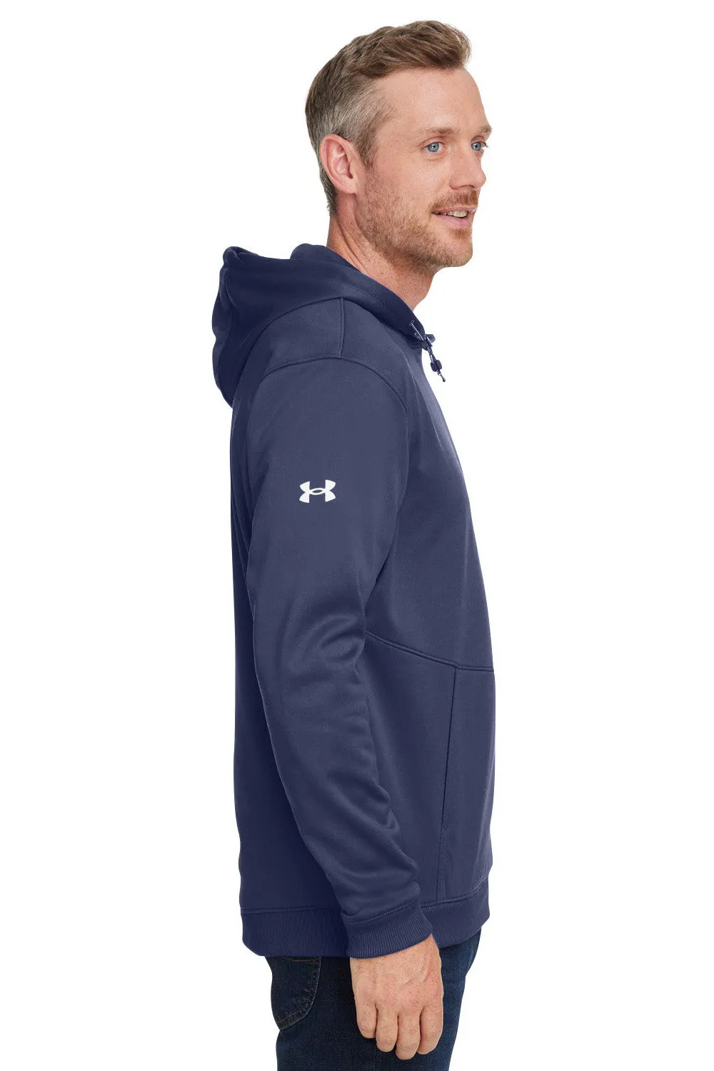 Under Armour Herren Storm Armourfleece wasserabweisender Kapuzenpullover mit Kangaroo-Tasche - Mitternachtsmarineblau