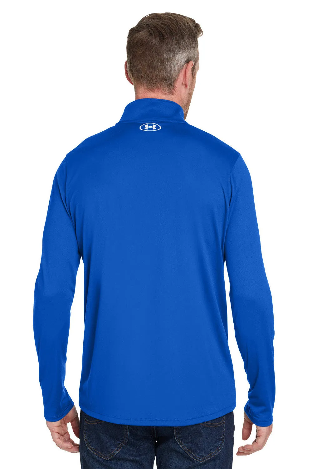Under Armour Herren Team Tech Feuchtigkeitstransportierendes 1/4-Zip Sweatshirt - Königsblau
