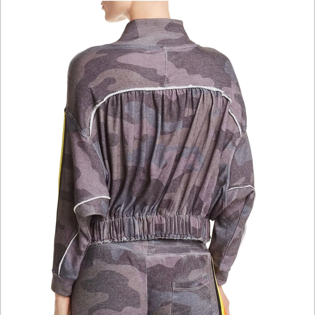 Vintage Havana Camo Sweatshirt mit Reißverschluss B7565