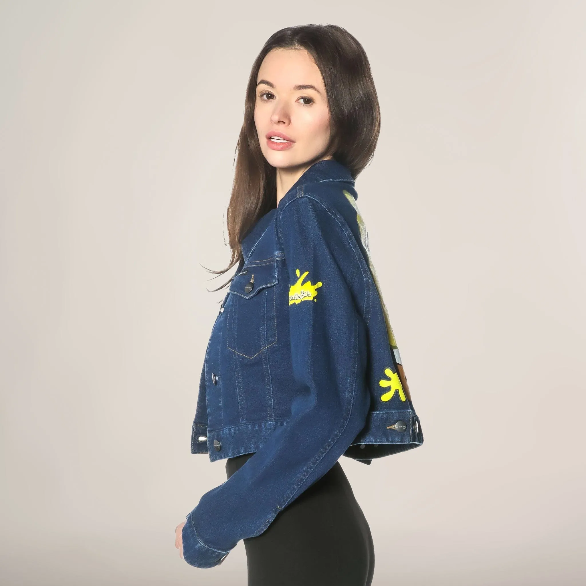 Spongebob Denim Trucker Jacket für Damen
