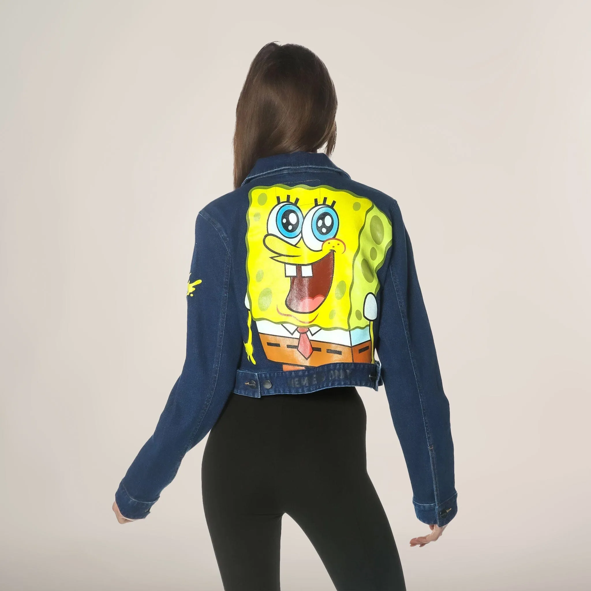 Spongebob Denim Trucker Jacket für Damen
