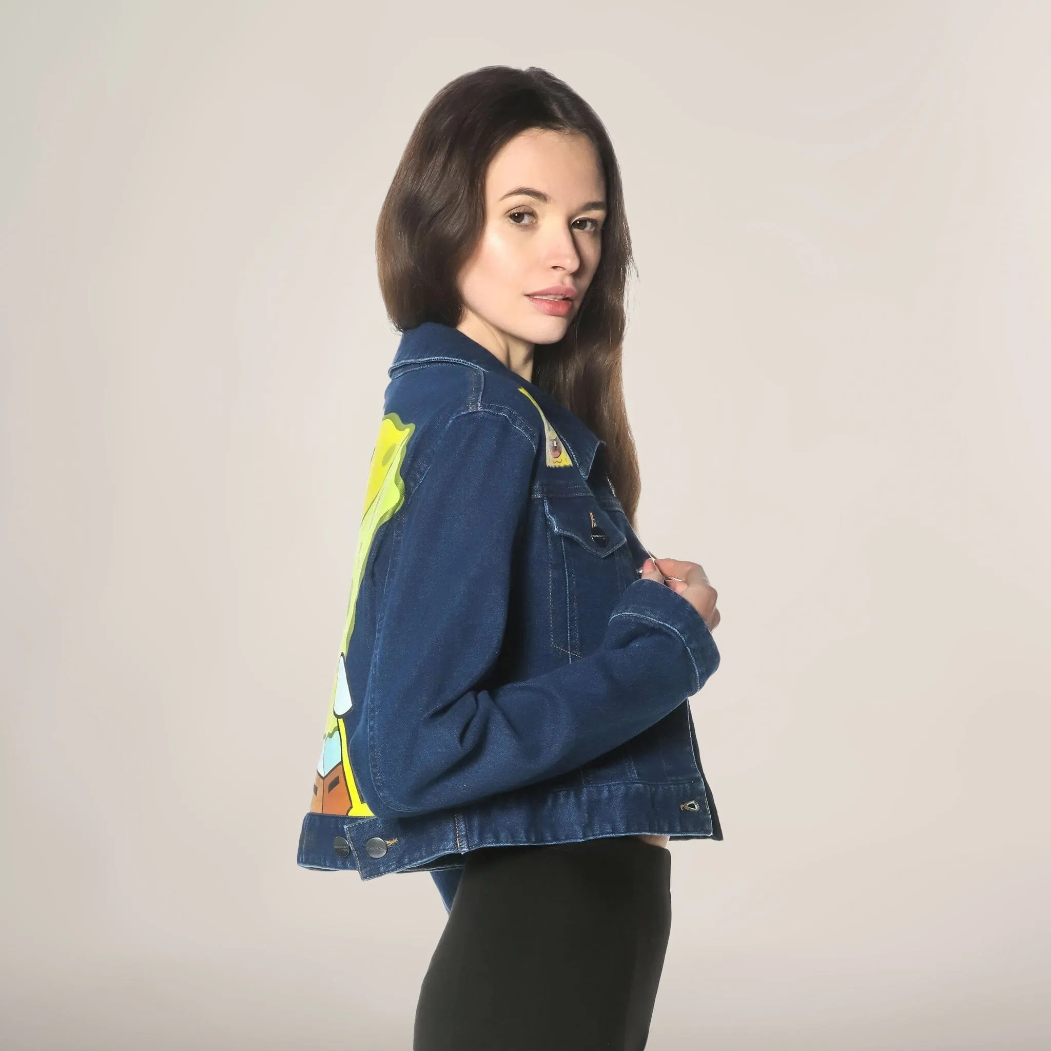 Spongebob Denim Trucker Jacket für Damen