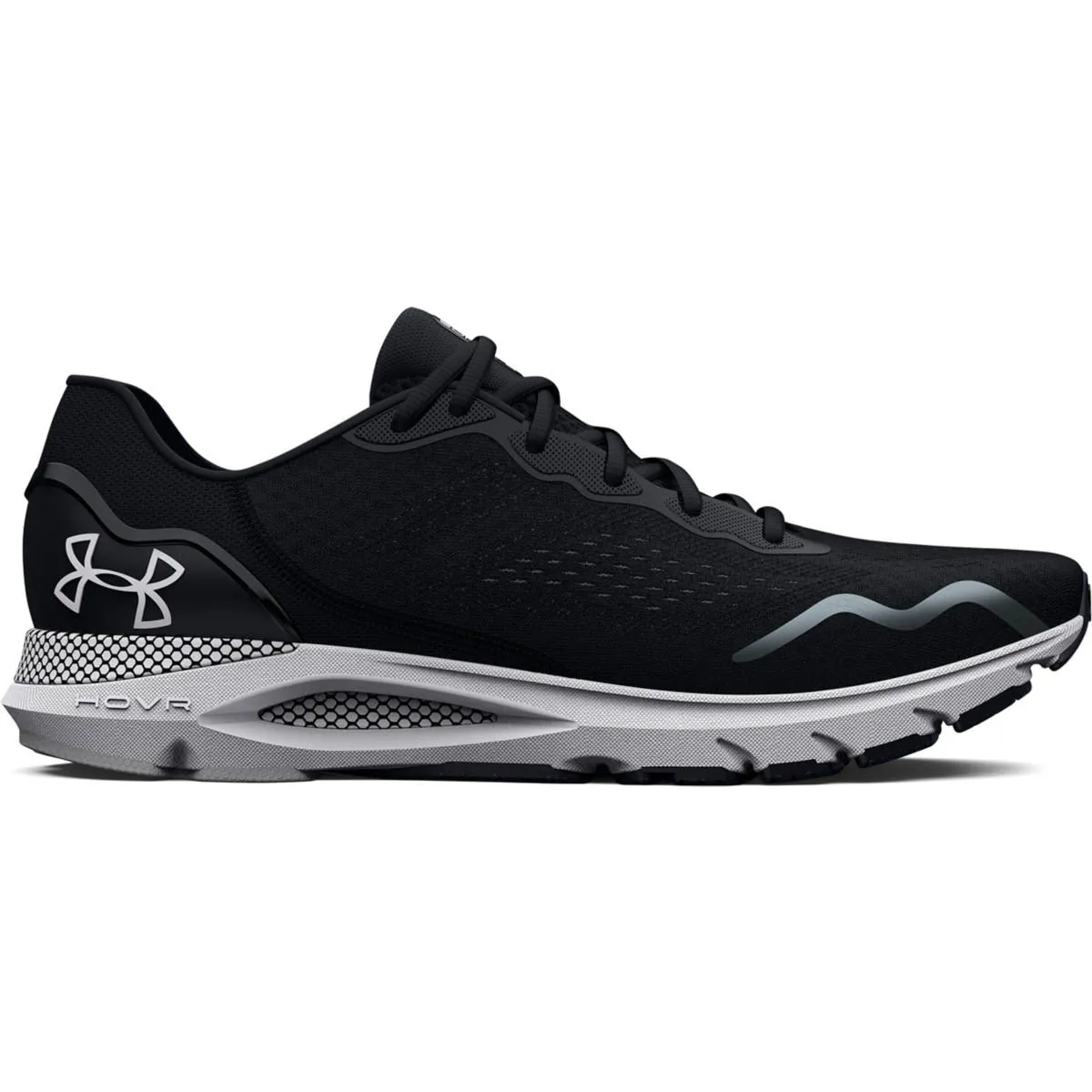 Under Armour HOVR Sonic 6 Damen in Schwarz/Schwarz/Weiß