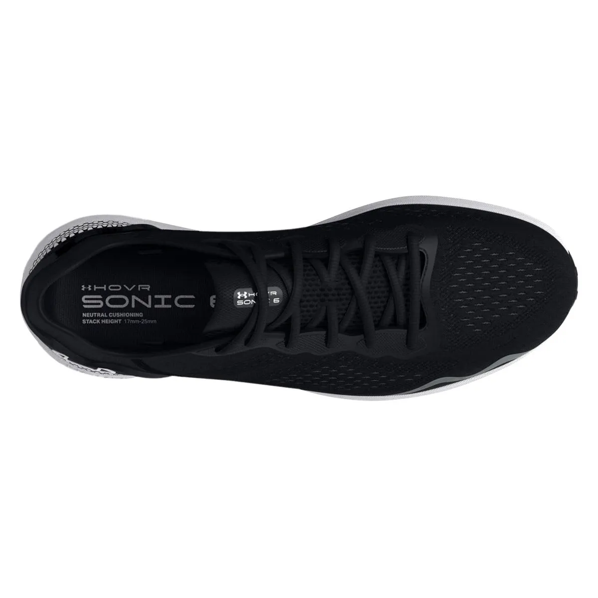 Under Armour HOVR Sonic 6 Damen in Schwarz/Schwarz/Weiß