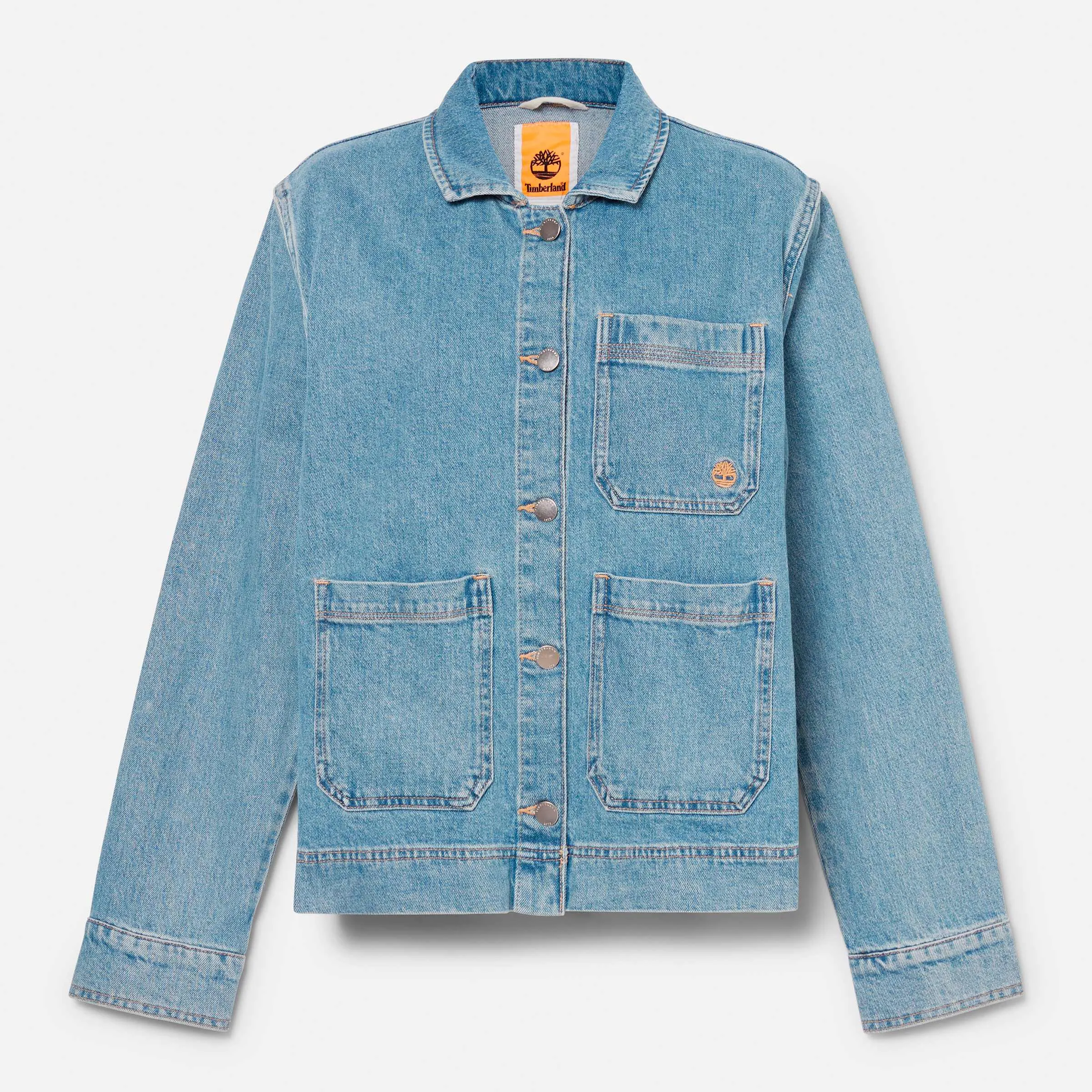 Damen-Denim-Chore-Jacke mit Refibra-Technologie