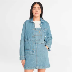 Damen-Denim-Chore-Jacke mit Refibra-Technologie