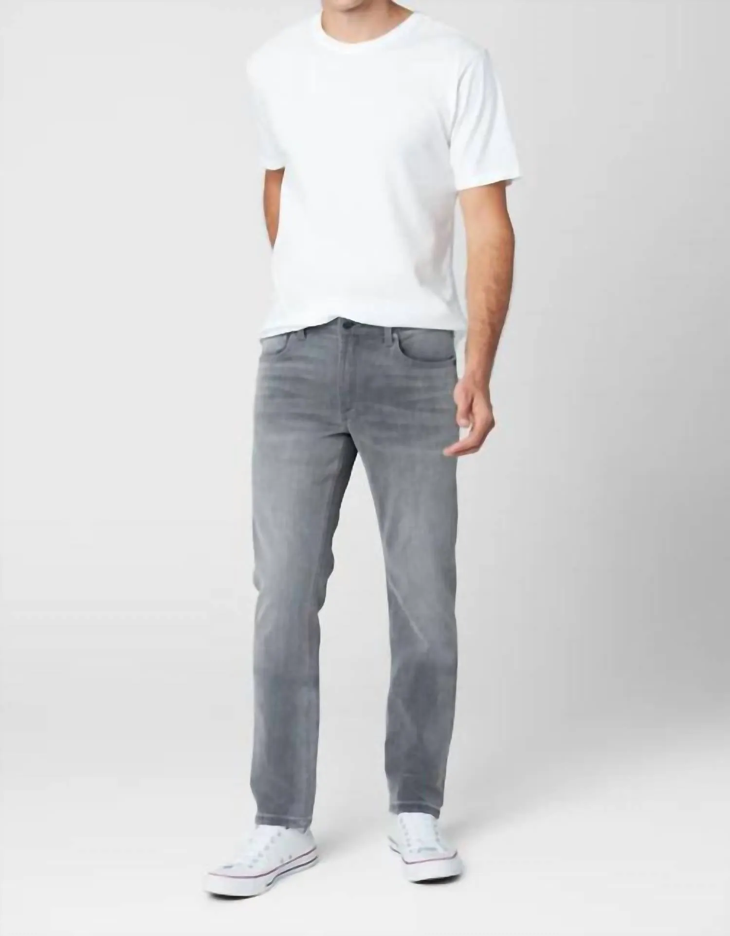 Wooster Wardrobe Malfunction Jeans Slim Fit mit 5 Taschen in Grau