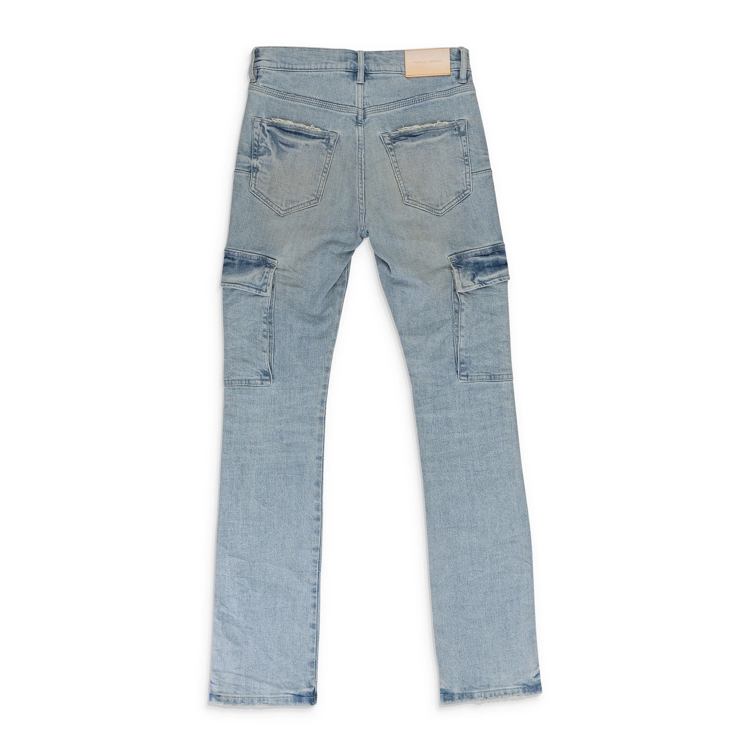 GETRAGENE LEICHTE CARGO INDIGO SKINNY JEANS