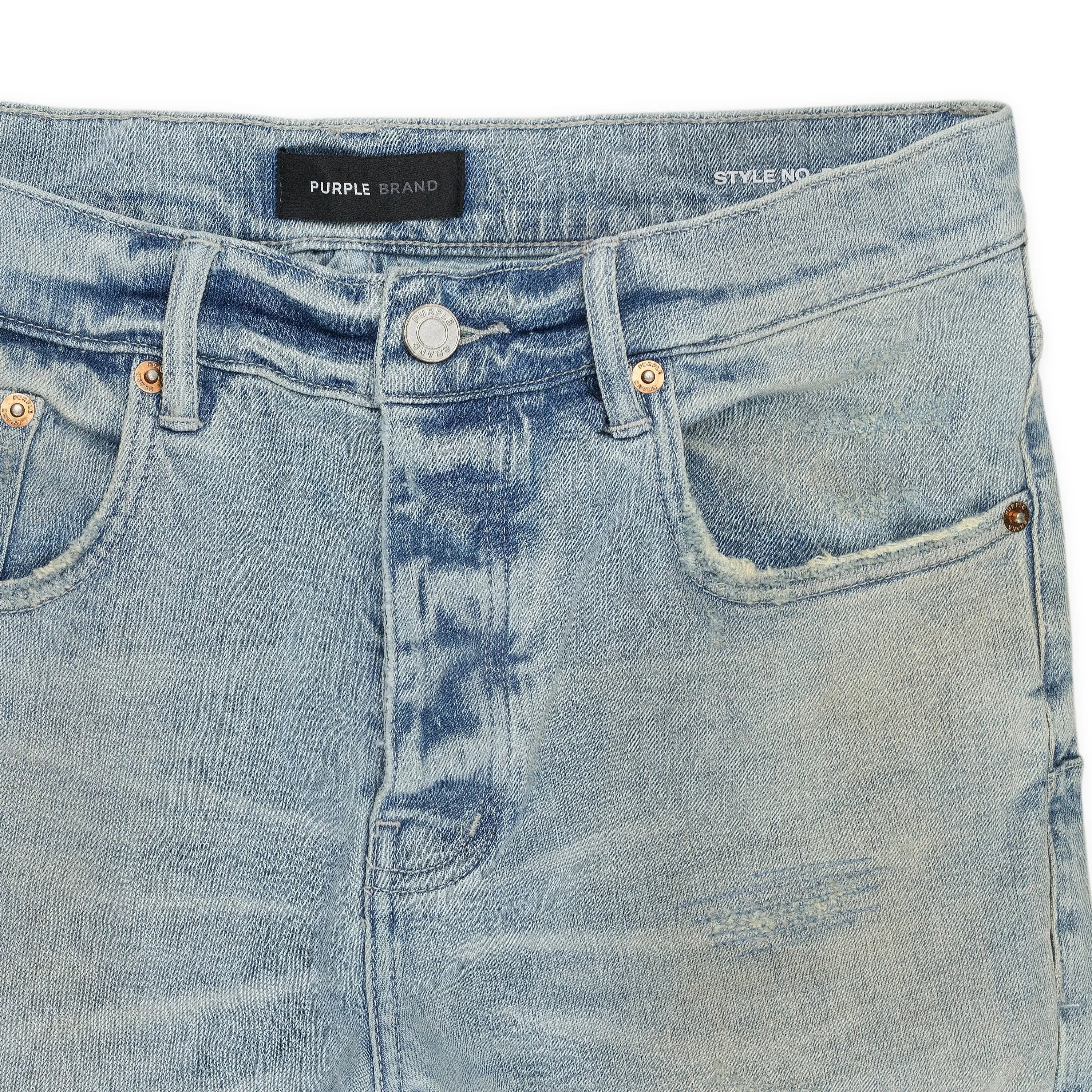 VERWASCHENE LICHTFLAMME Indigo SKINNY JEANS