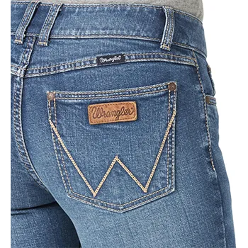 Wrangler Desiree Raw Saum Schlagjeans