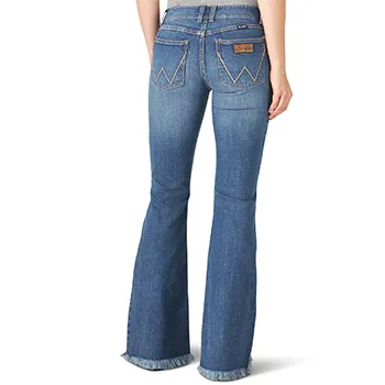 Wrangler Desiree Raw Saum Schlagjeans
