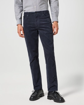 Wrangler Texas SLIM Mens Cords - Dark Navy