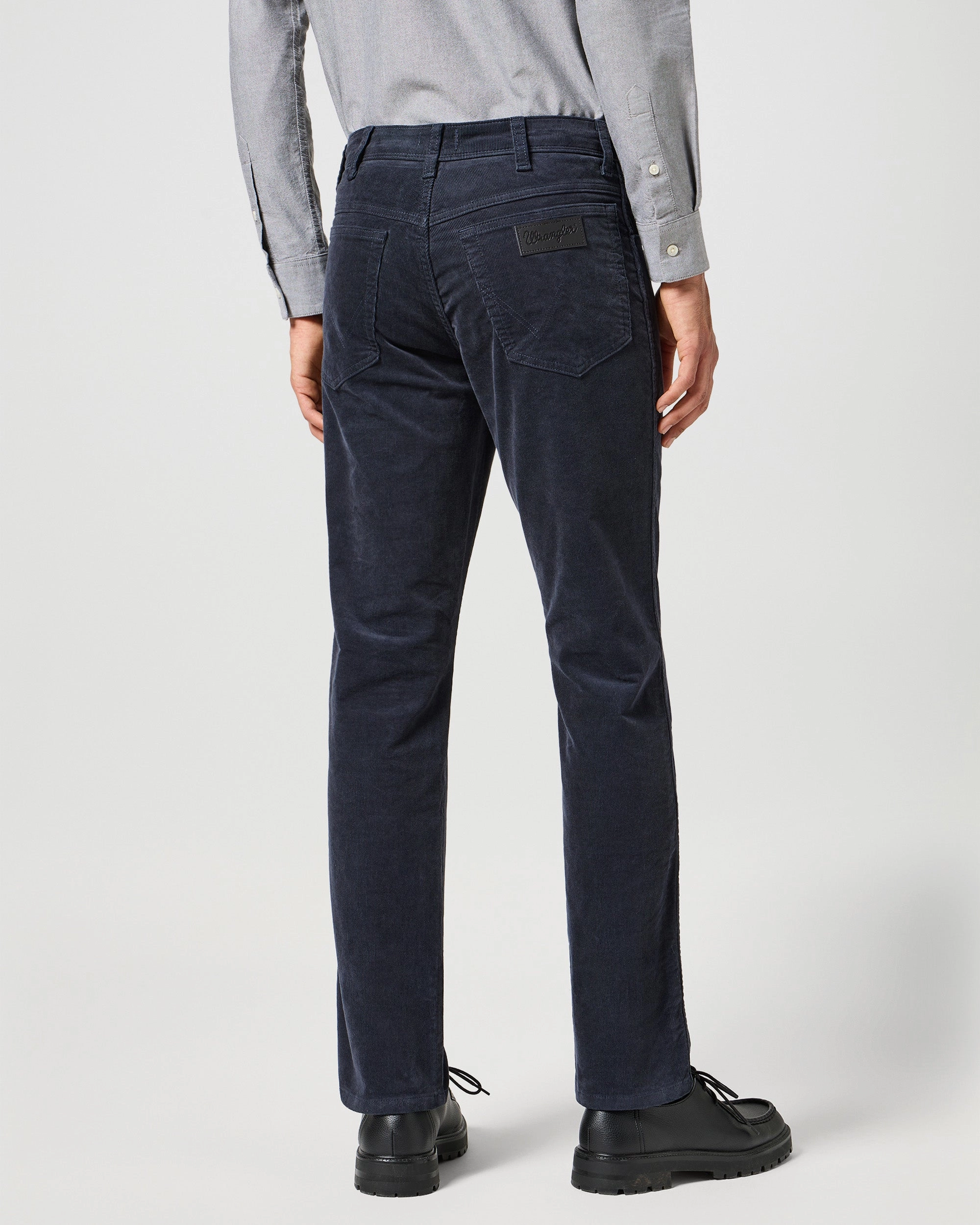 Wrangler Texas SLIM Mens Cords - Dark Navy