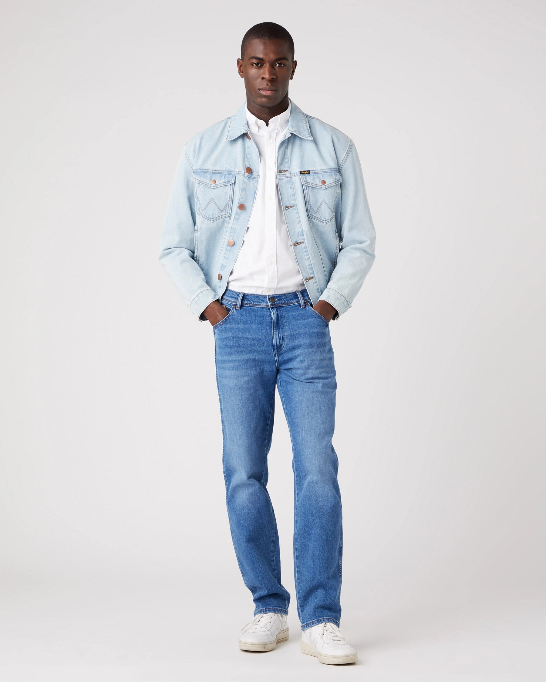 Wrangler Texas Stretch Authentic Straight Mens Jeans - New Favorite