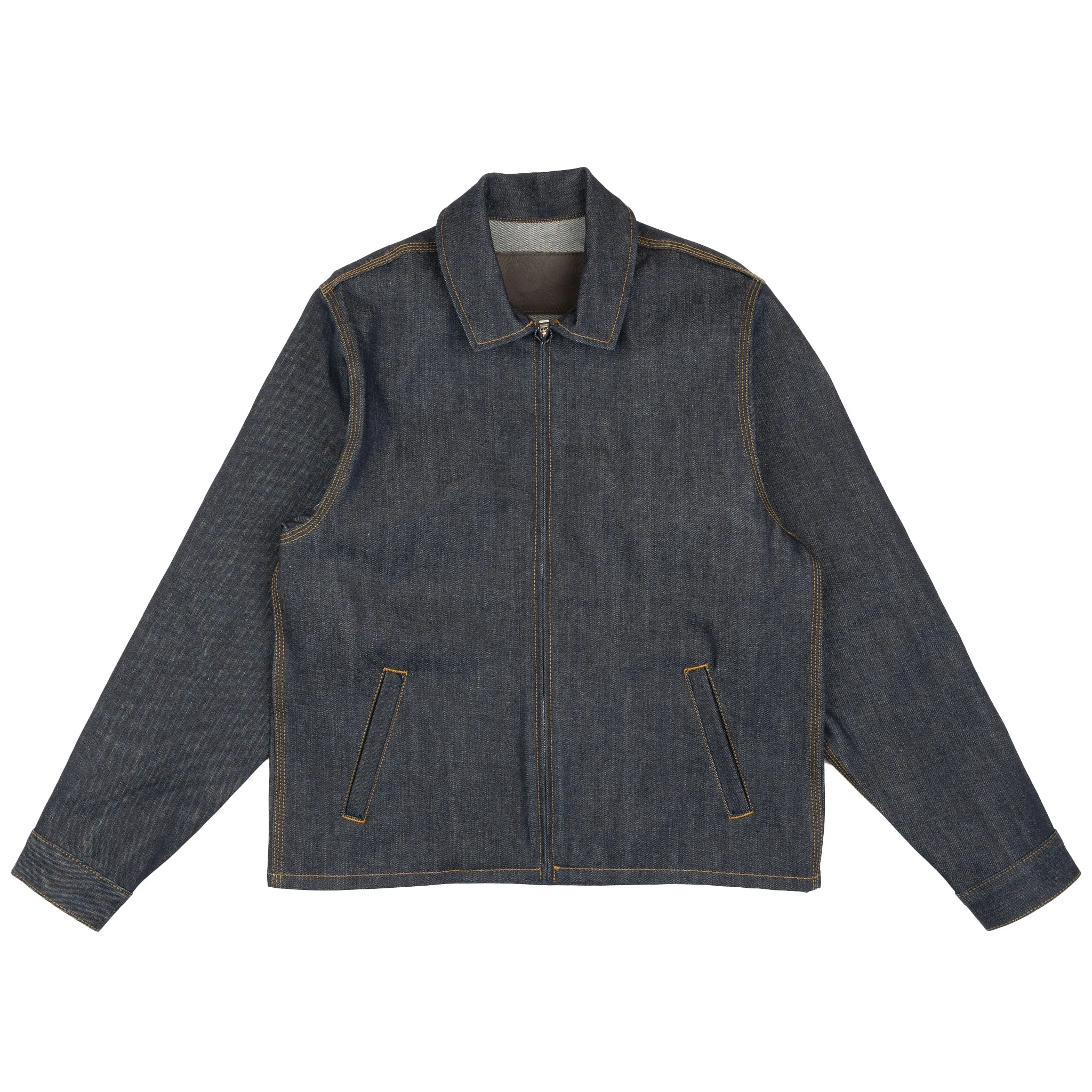 Reißverschlussjacke - Linksköperiger Denim