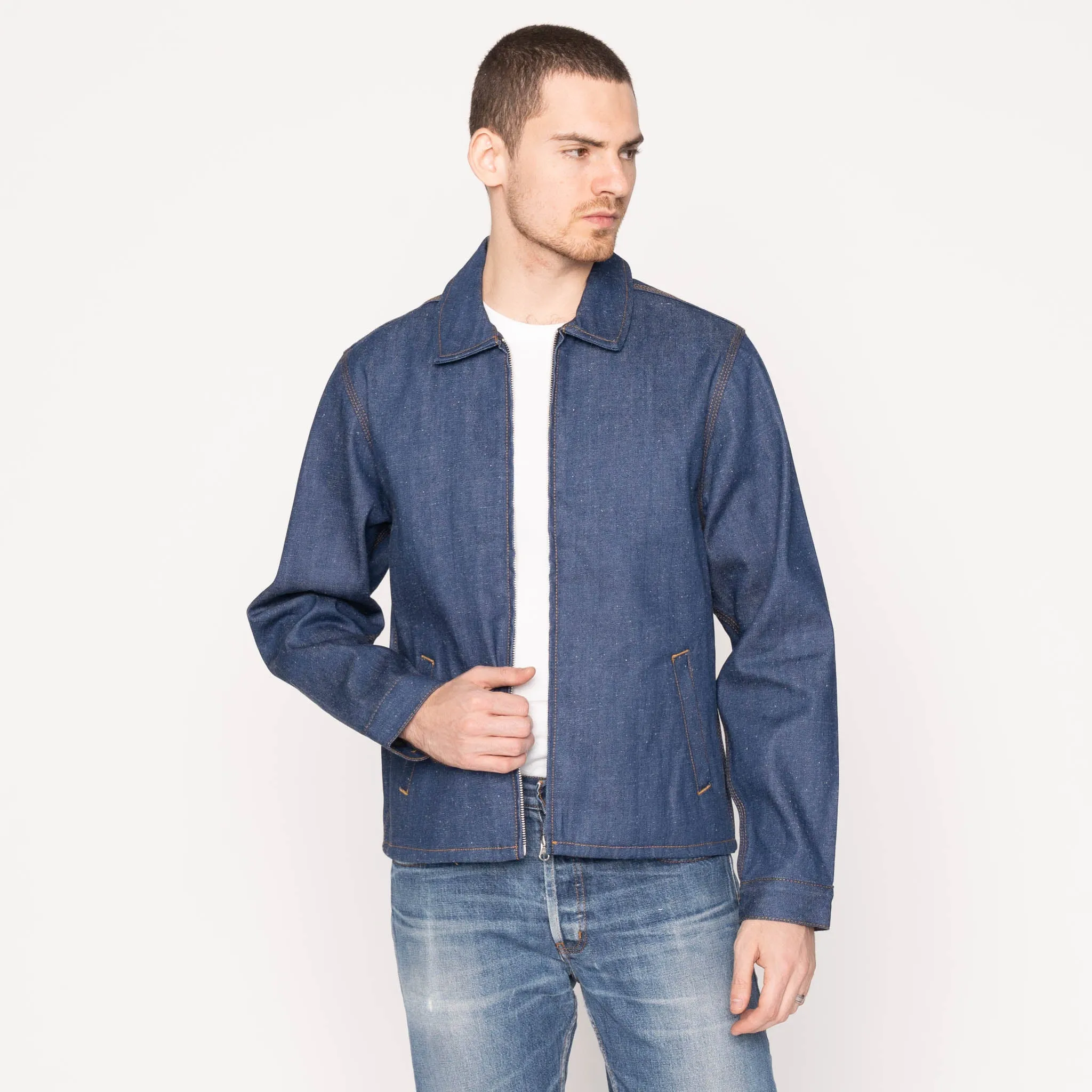 Reißverschlussjacke - Arbeitskraft  Selvedge